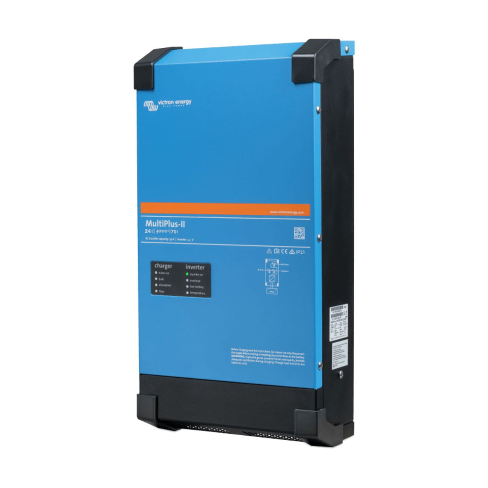 Victron 24V MultiPlus-II 120V 3k Inverter/Charger left view