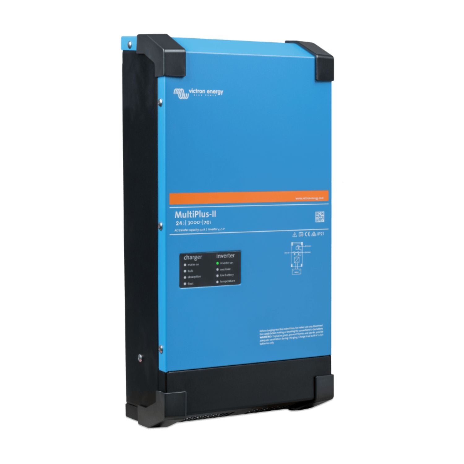 Victron 24V MultiPlus-II 120V 3k Inverter/Charger right view