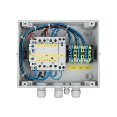 Victron VE Transfer Switch 10kVA, single phase, 200-250VAC inside view 