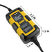 Wagan 1.5A Intelligent Battery Charger Dimension
