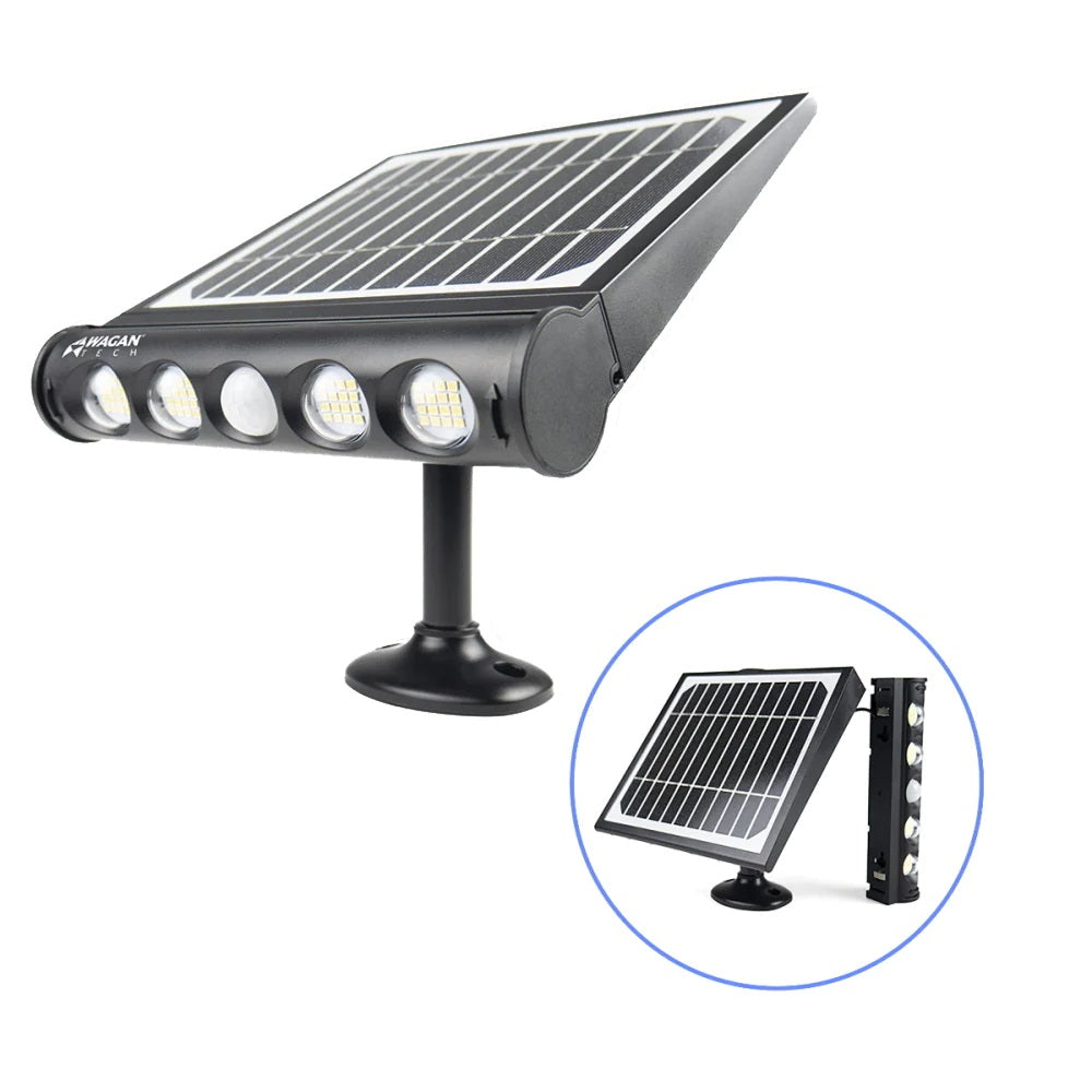 Wagan 1000Lm In & Out Detachable Solar Wall Light