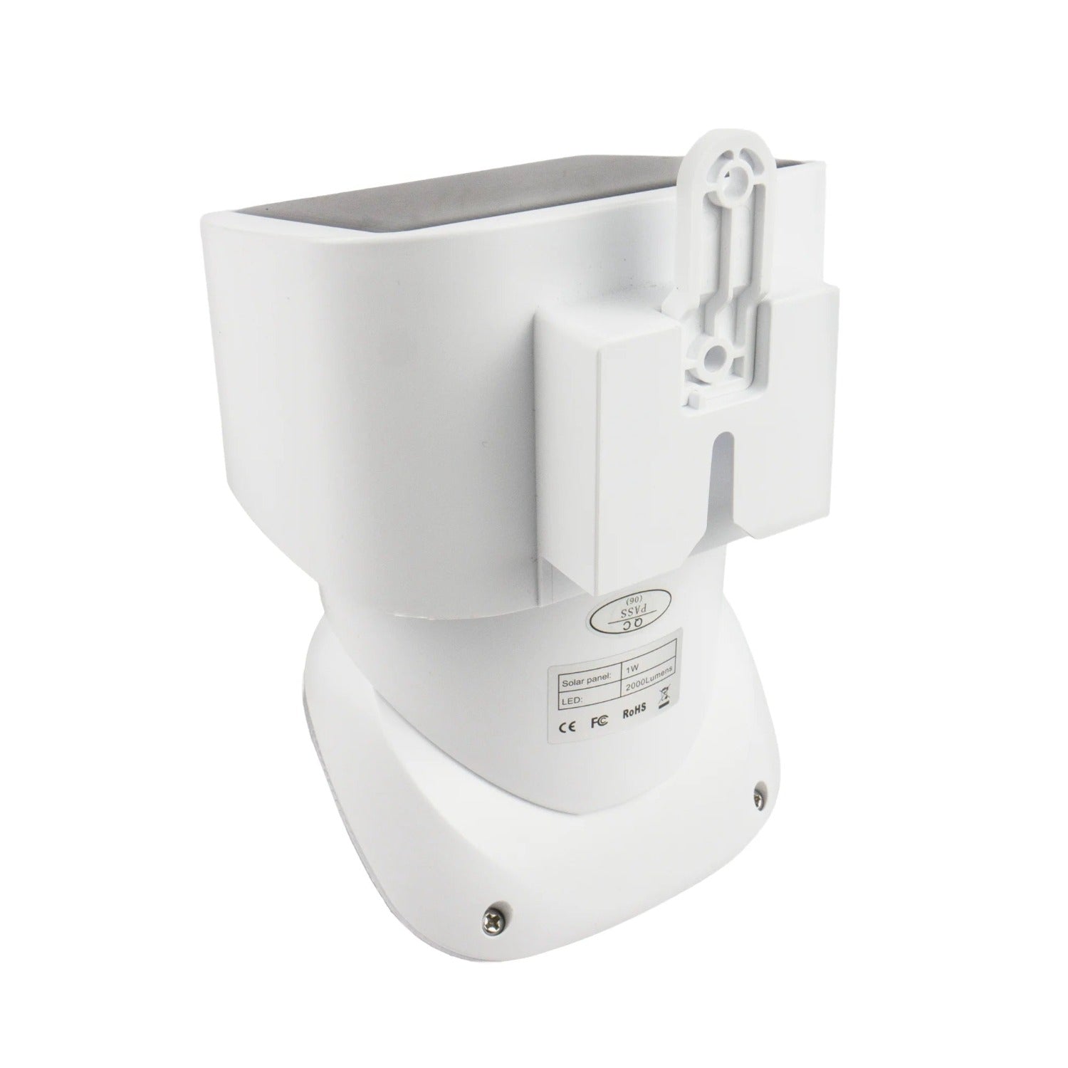 Wagan 2000 Lumen Solar Wall Light Back View