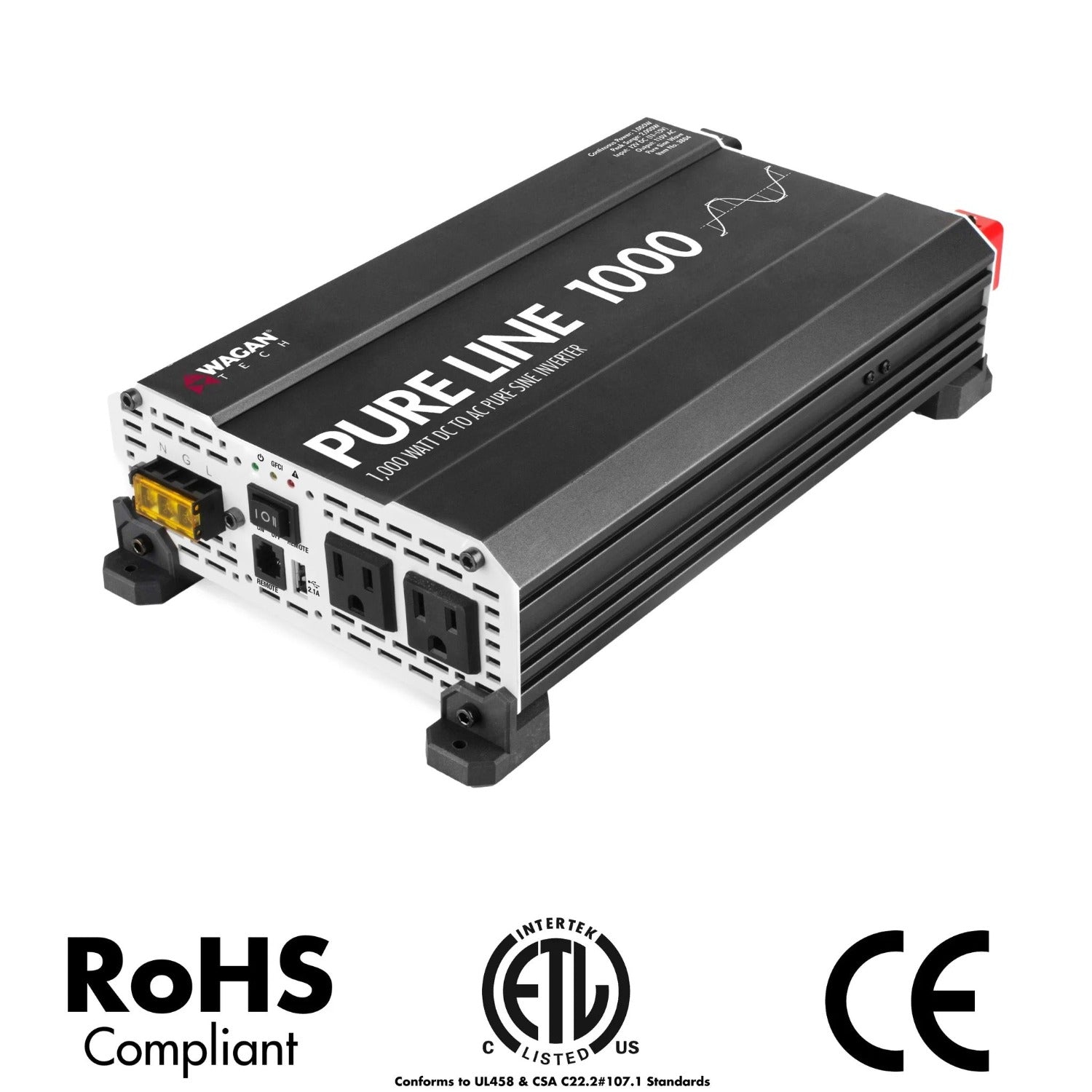 Wagan Pure Line Inverter 1000 Watt And Certifications