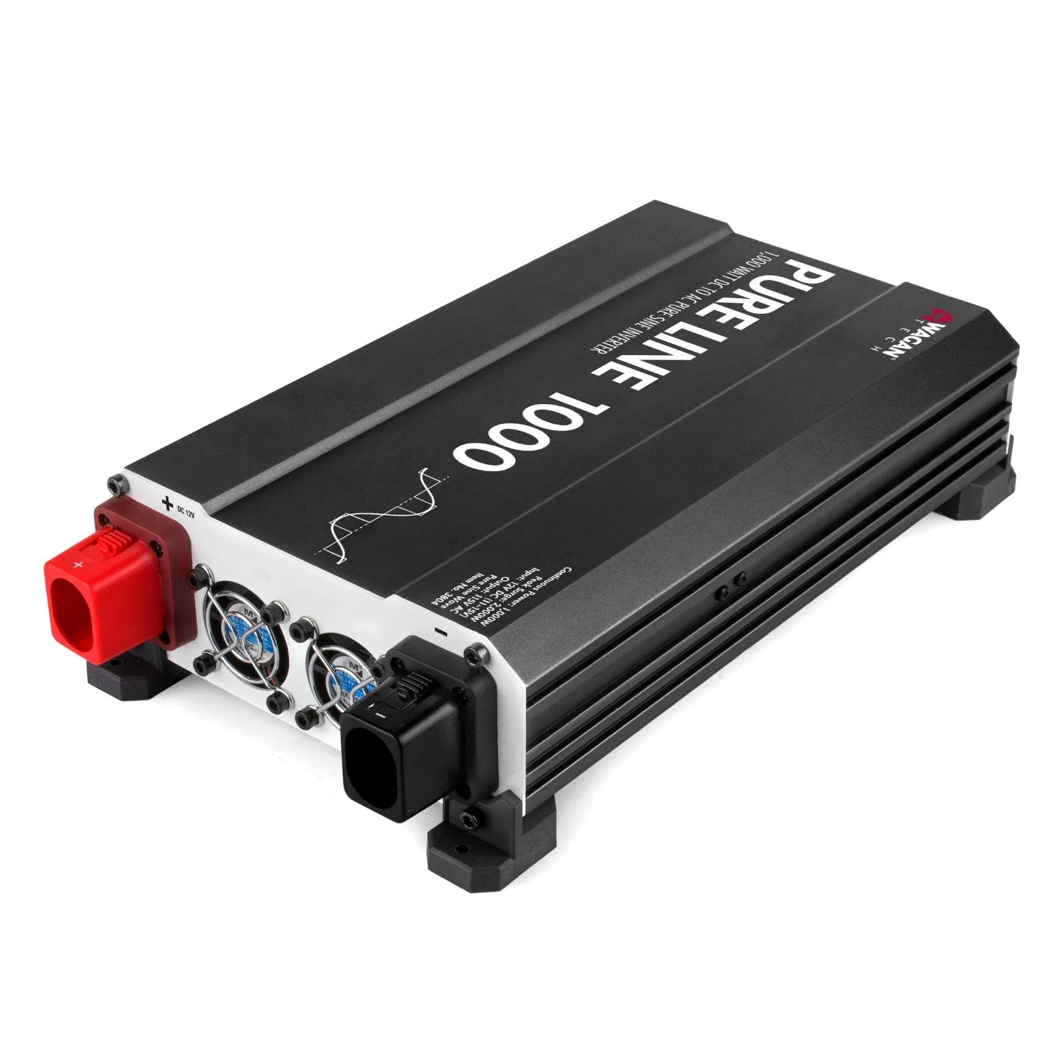 Wagan Pure Line Inverter 1000 Watt DC Input Side View