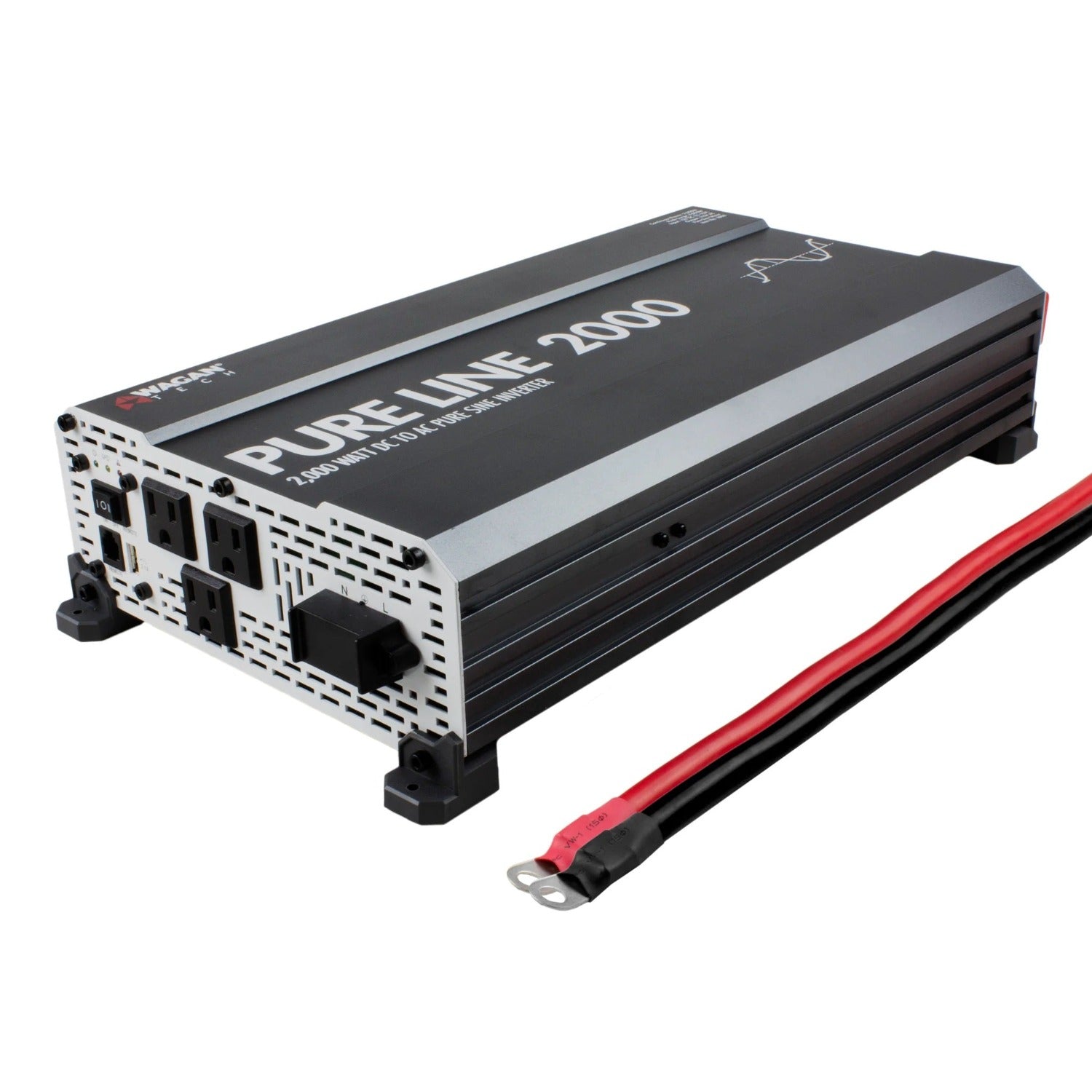 Wagan Pure Line Inverter 2000 Watt And AWG Cable