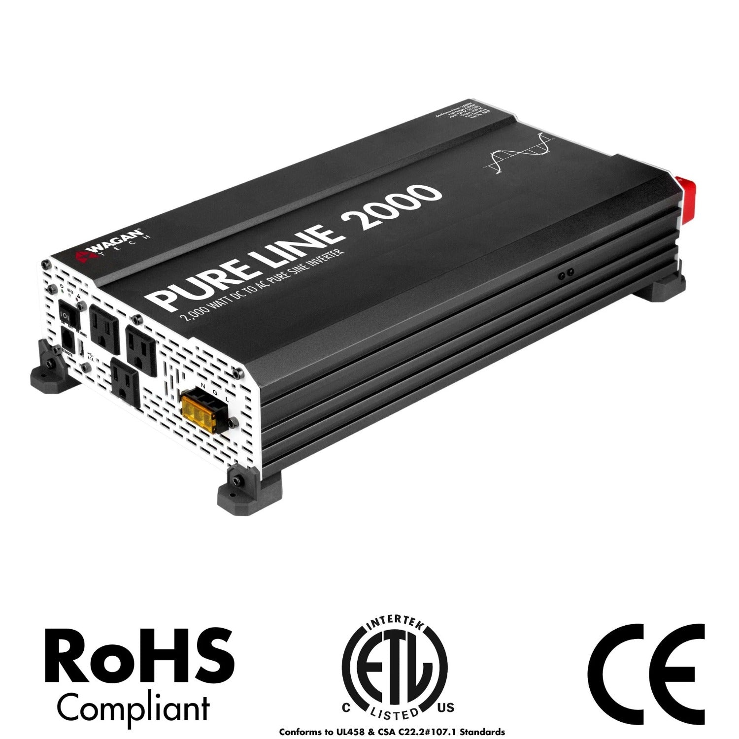 Wagan Pure Line Inverter 2000 Watt And Certification