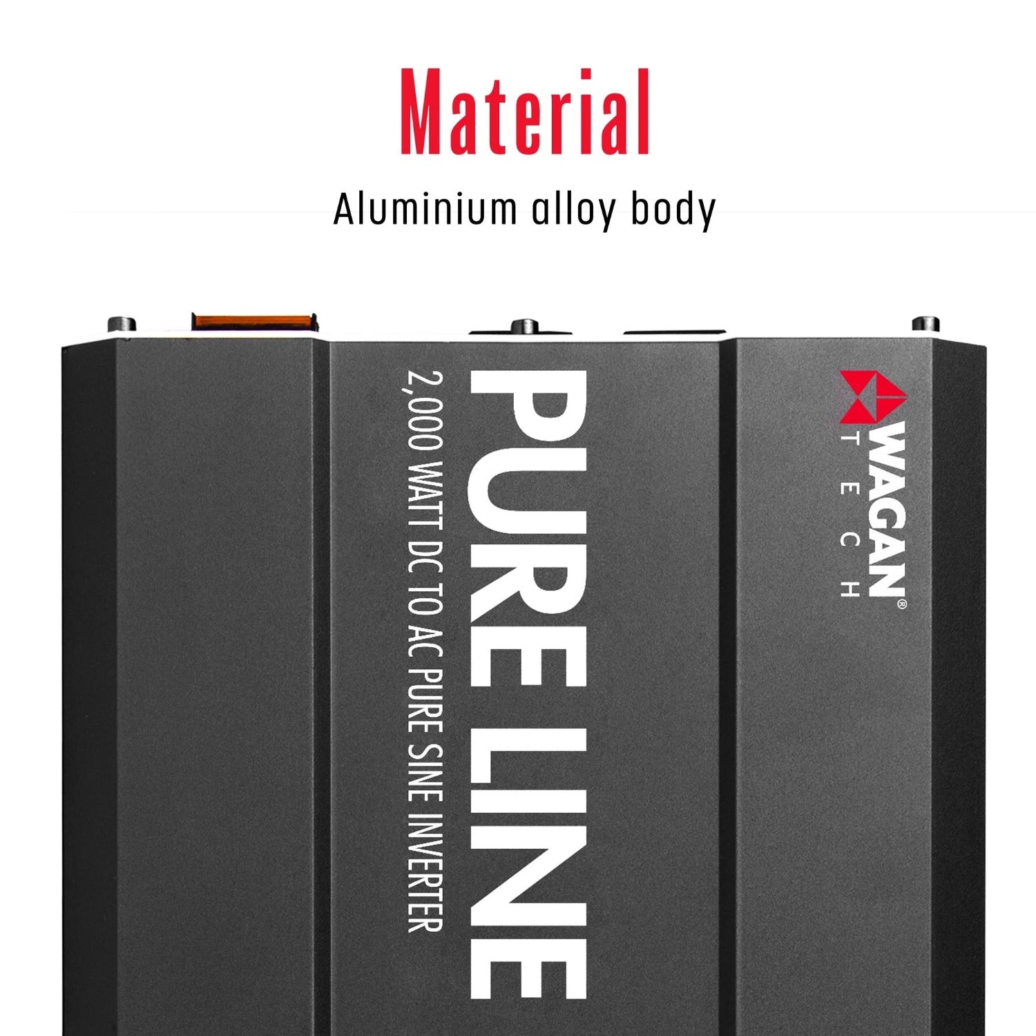 Wagan Pure Line Inverter 2000 Watt Material