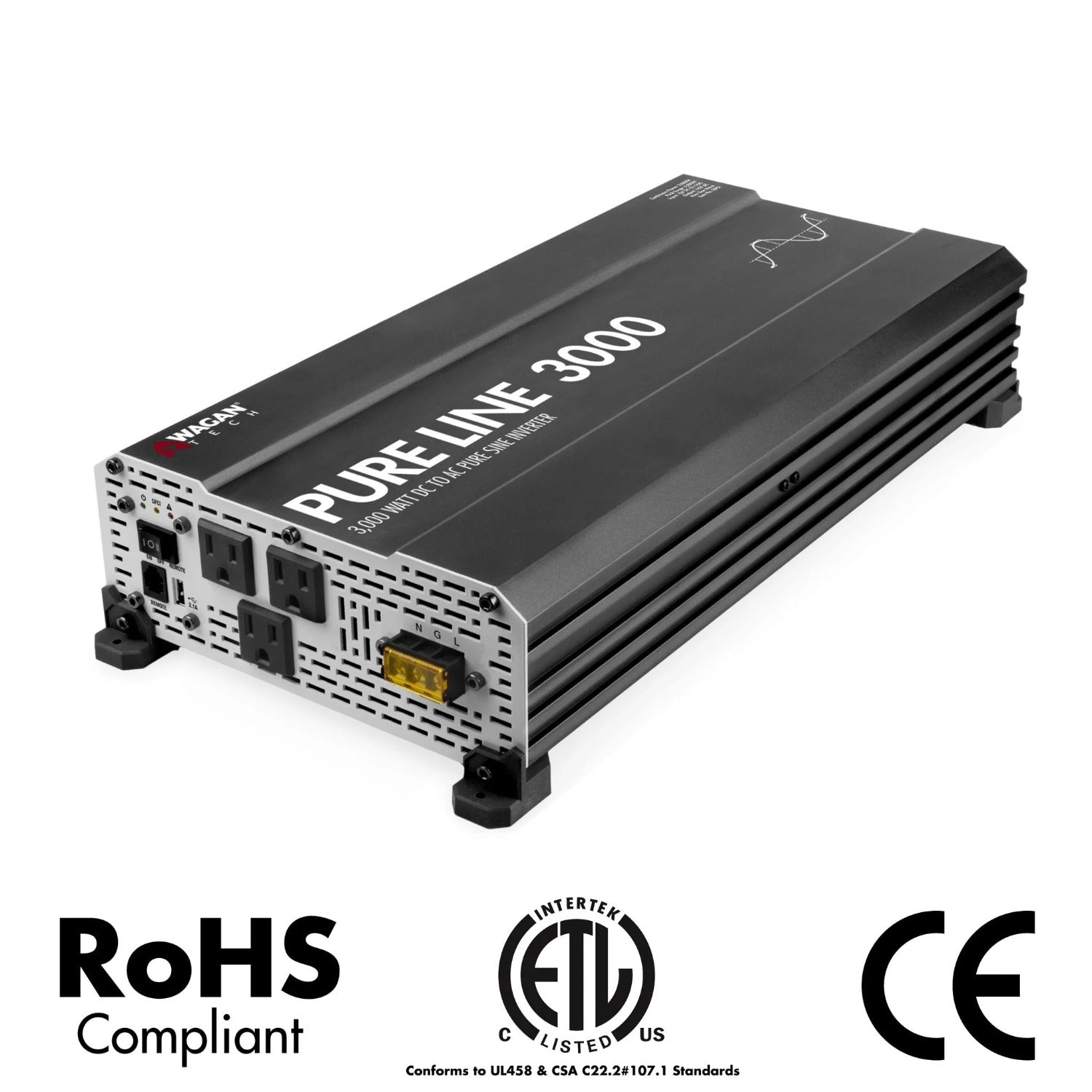 Wagan Pure Line Inverter 3000 Watt And Certifications