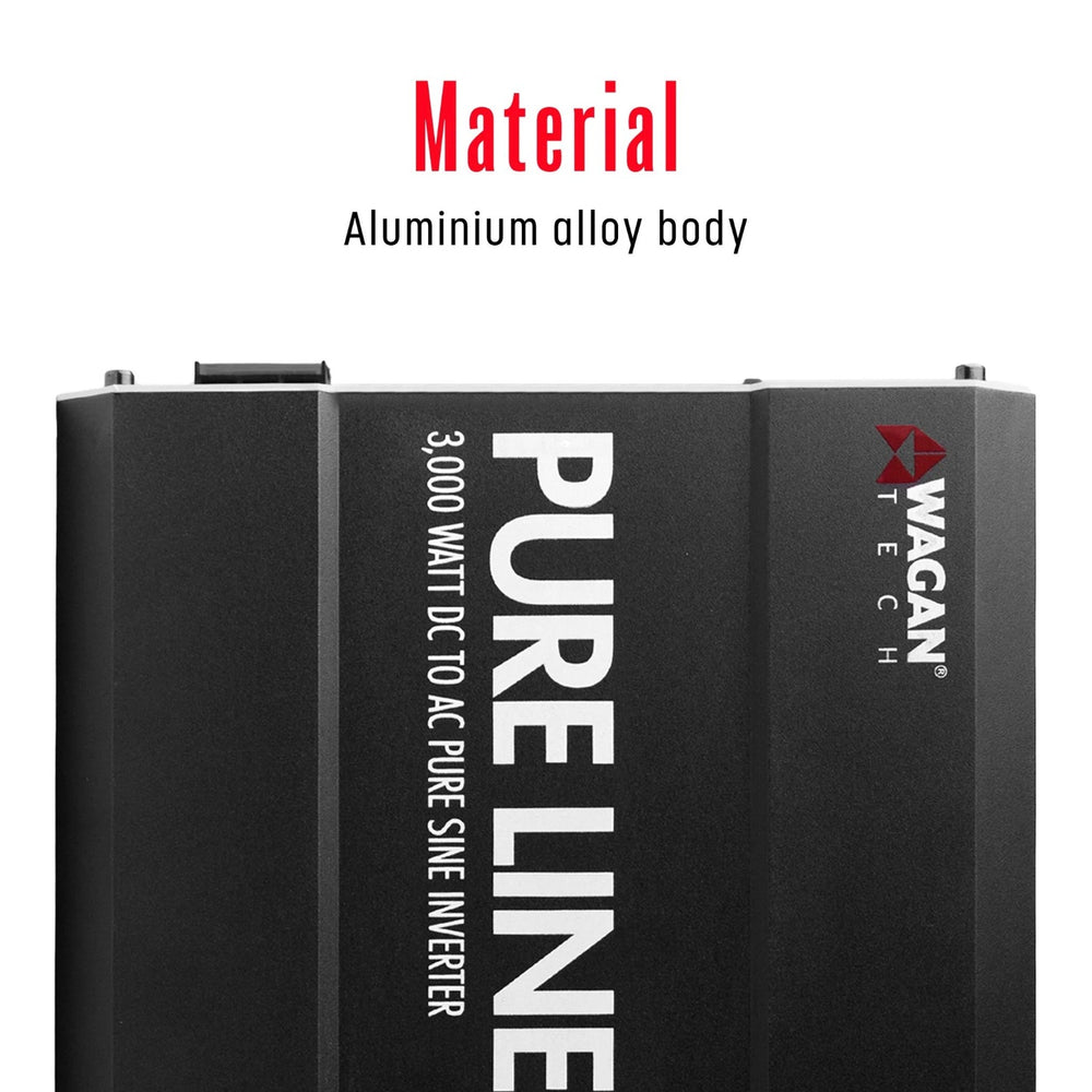 Wagan Pure Line Inverter 3000 Watt Material