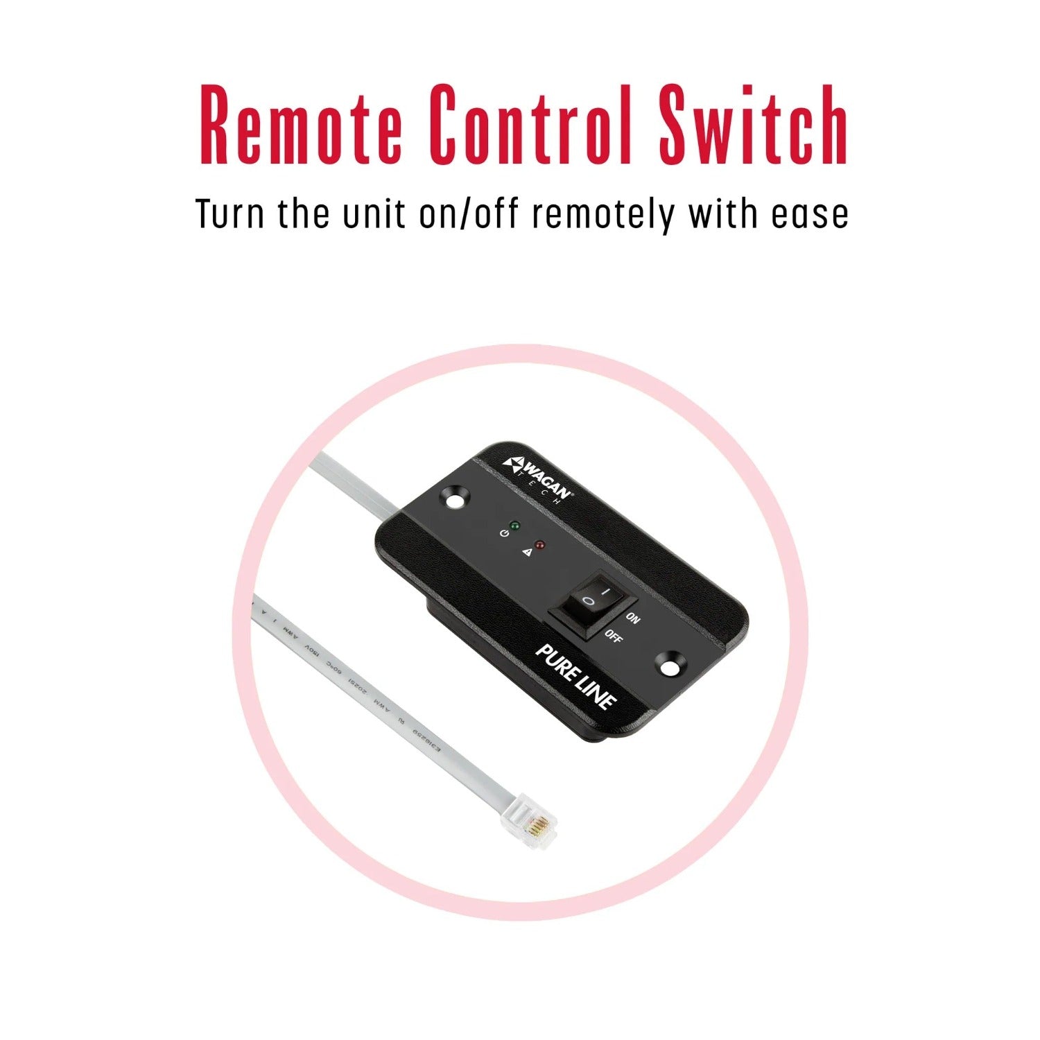 Wagan Pure Line Inverter 3000 Watt Remote Control Switch
