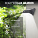 Wagan Tech 1000 Lumen Solar Wall Light For All Weather
