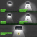 Wagan Tech 1000 Lumen Solar Wall Light Lighting Modes