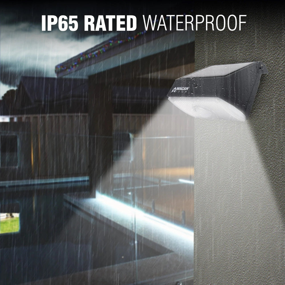 Wagan Tech 1000 Lumen Solar Wall Light Waterproof