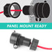 Wagan Tech 12V/24V DC Socket Extension Panel Mount