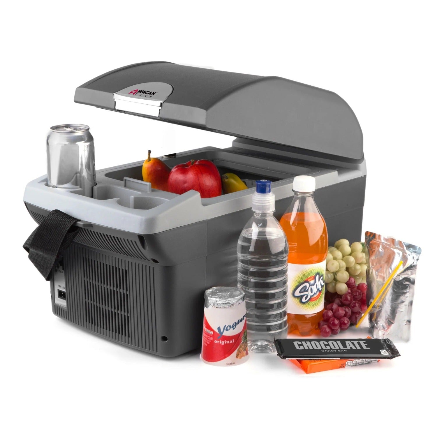 Wagan Tech 14 Liter Personal Fridge Or Warmer With Drinks And Snacks