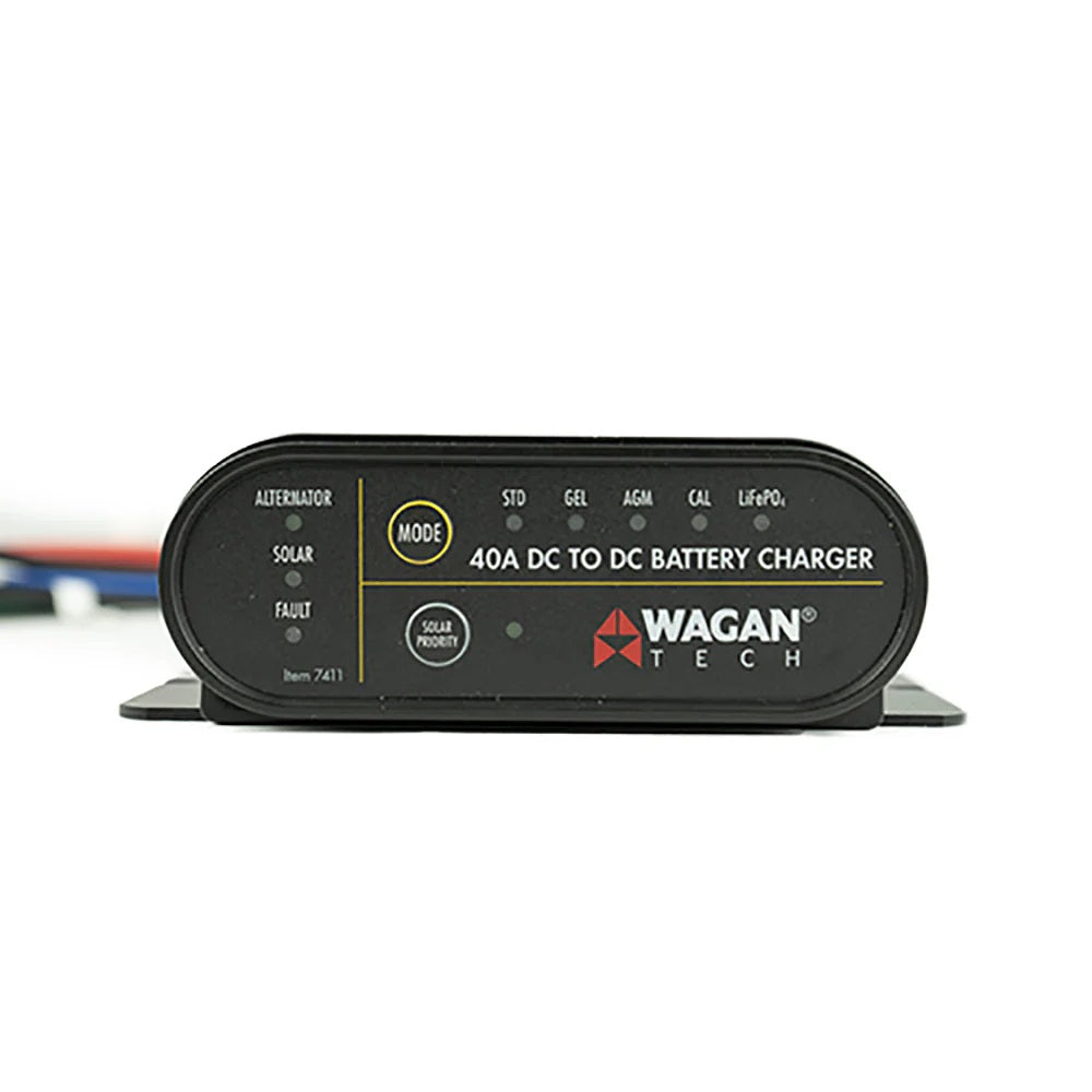 Wagan Tech 40A DC to DC Battery Charger Front Face