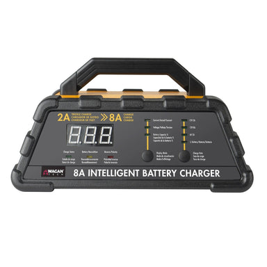 Wagan Tech 8.0A Intelligent Battery Charger Front View