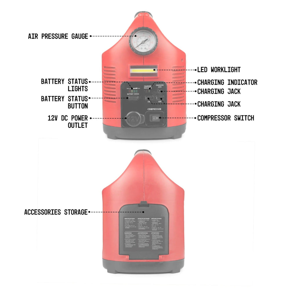 Wagan Tech JumpBoost V10 Air Labels