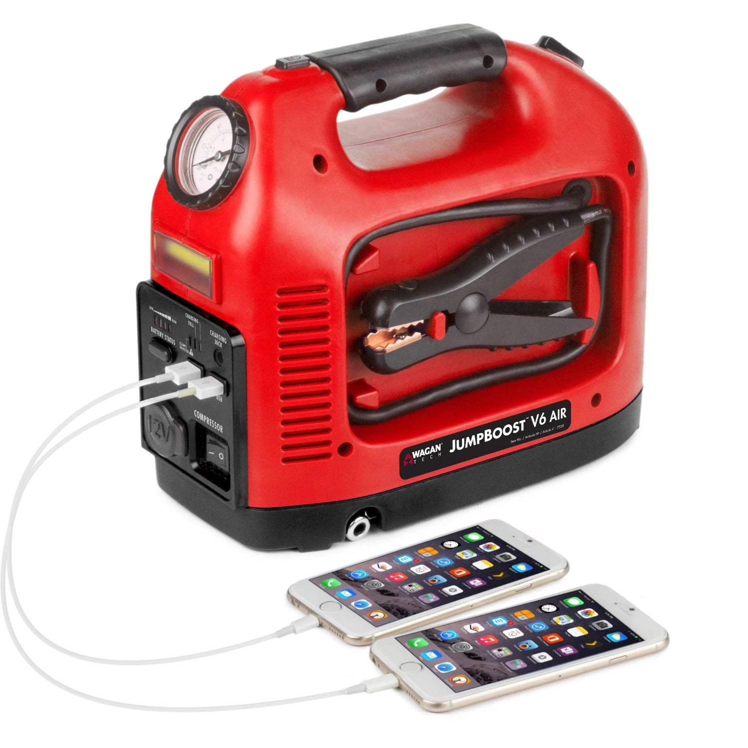 Wagan Tech JumpBoost V6 Air Charging 2 iPhones