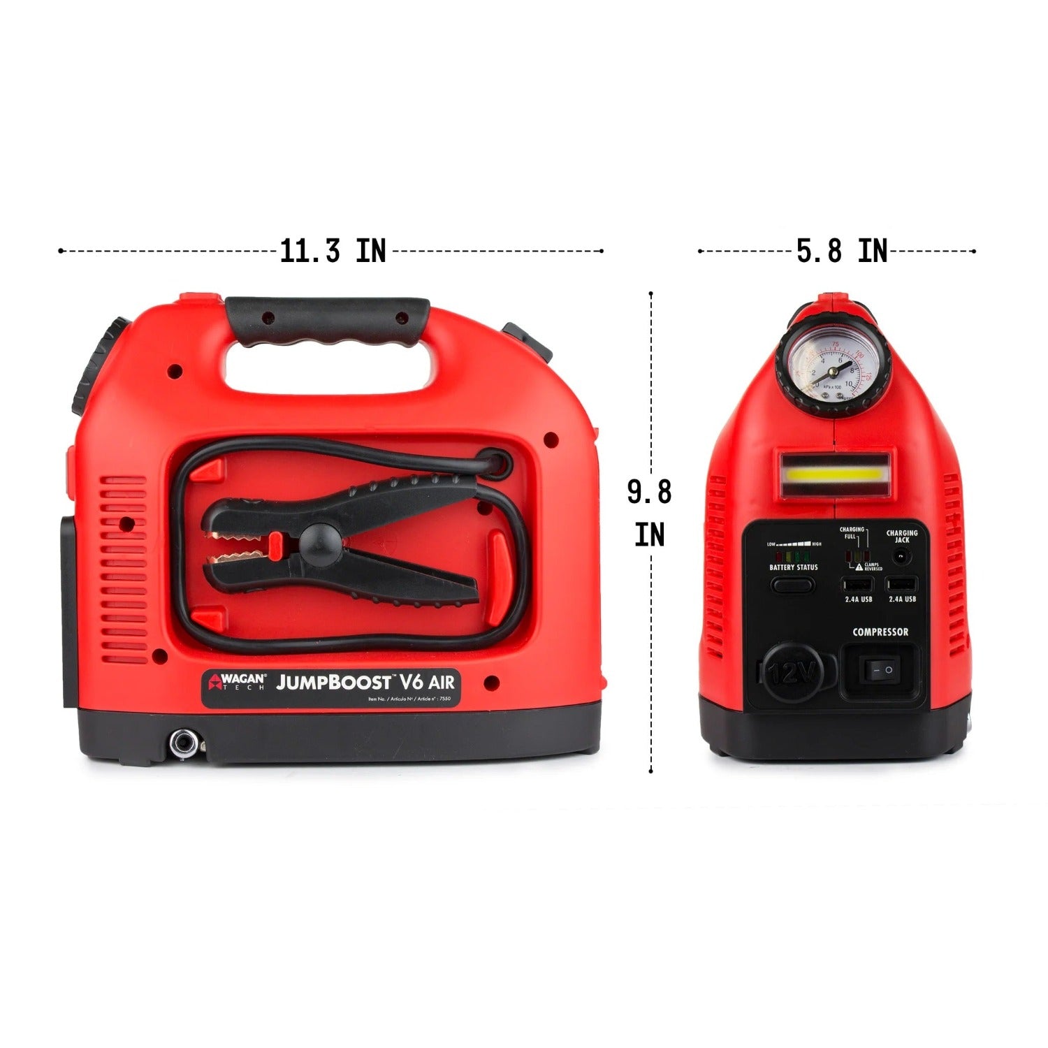 Wagan Tech JumpBoost V6 Air Dimension