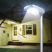 Wagan Tech Solar + LED Floodlight 2000 On A Pole At Home