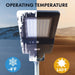 Wagan Tech Solar + LED Floodlight 4800 Working Temperature