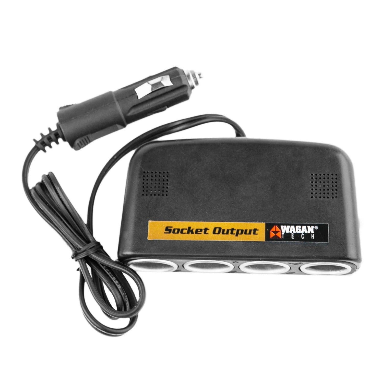 Wagan Tech TravelCharge 4-Way Socket Output Front View
