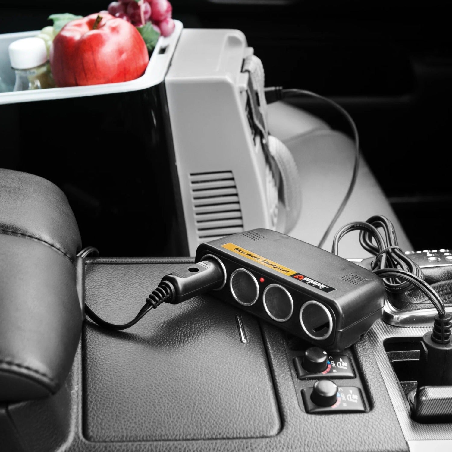 Wagan Tech TravelCharge 4-Way Socket Output In A Car