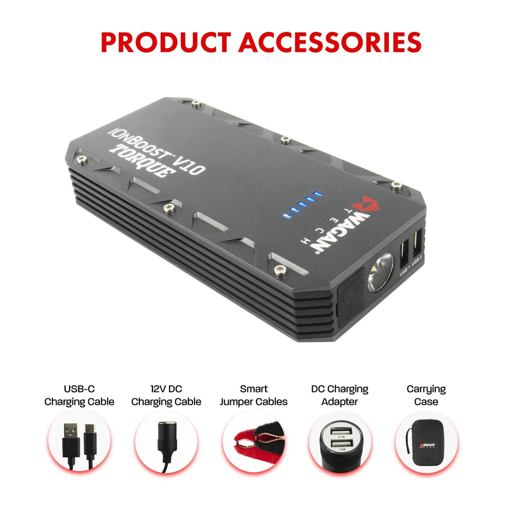Wagan Tech iOnBoost™ V10 TORQUE Accessories