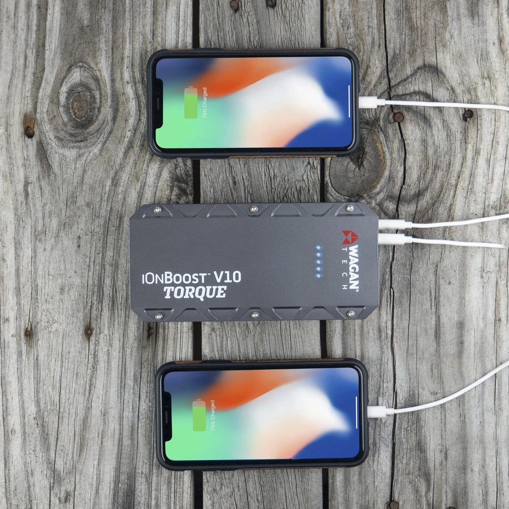 Wagan Tech iOnBoost™ V10 TORQUE Charging 2 iPhones