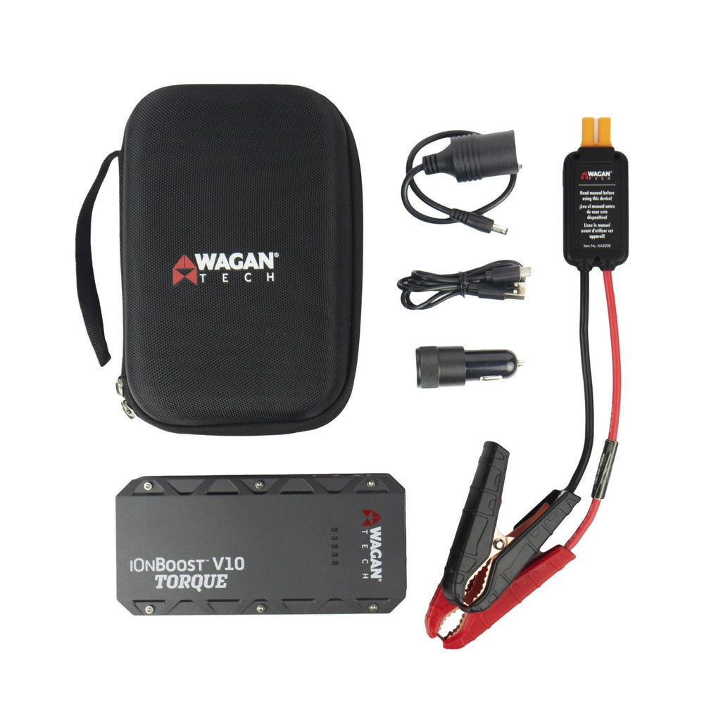 Wagan Tech iOnBoost™ V10 TORQUE With All acessories