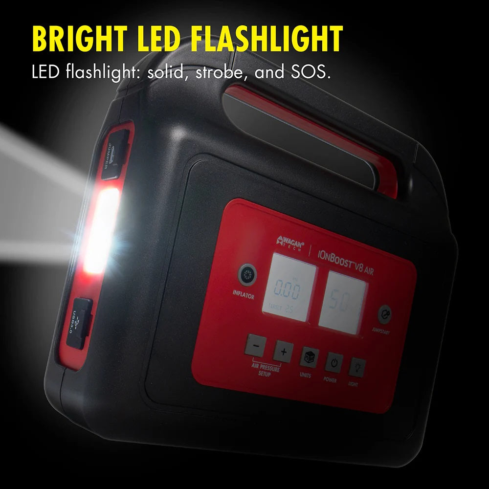 Wagan Tech iOnBoost™ V8 Air Led Flashlight