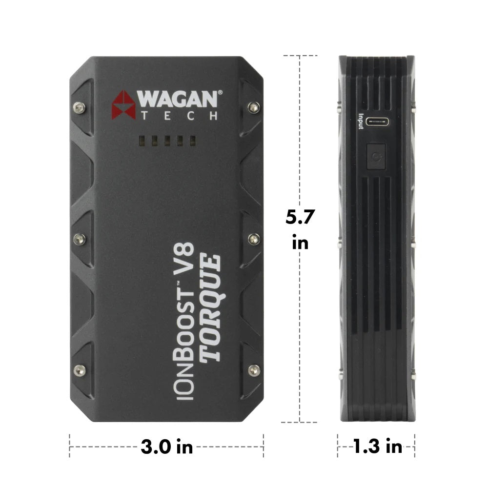Wagan Tech iOnBoost™ V8 TORQUE Measurements