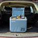 Wagan 18L Travel Fridge at the back of the car