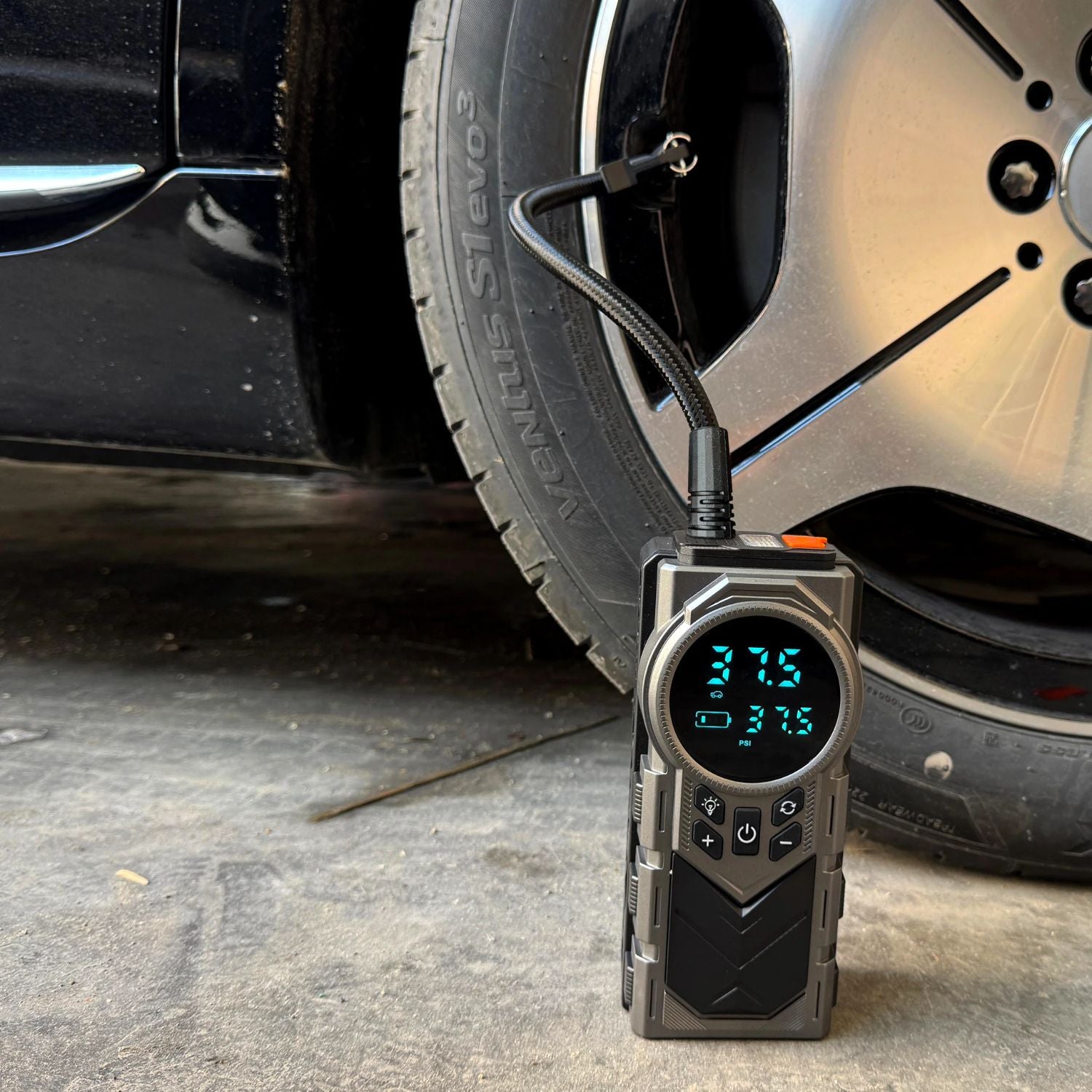 Wagan iOnBoost™ V10 Air used in car wheel