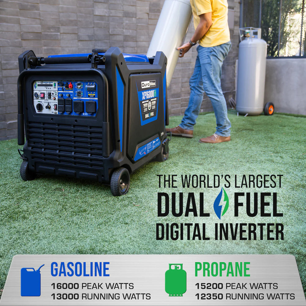 2,300 Watt Dual Fuel Portable Inverter Generator w/ CO Alert