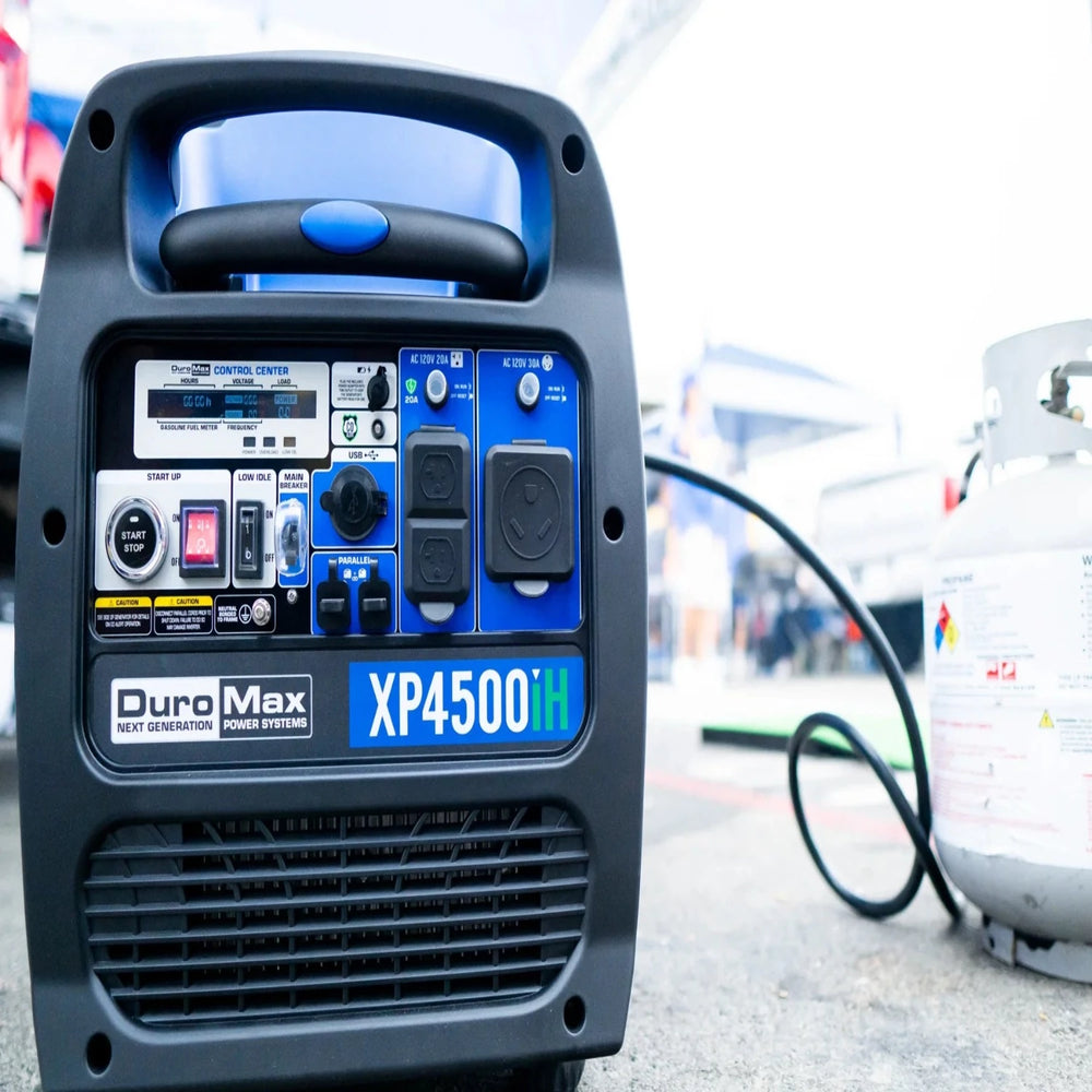 Powering The DuroMax XP4500iH Generator With Propane