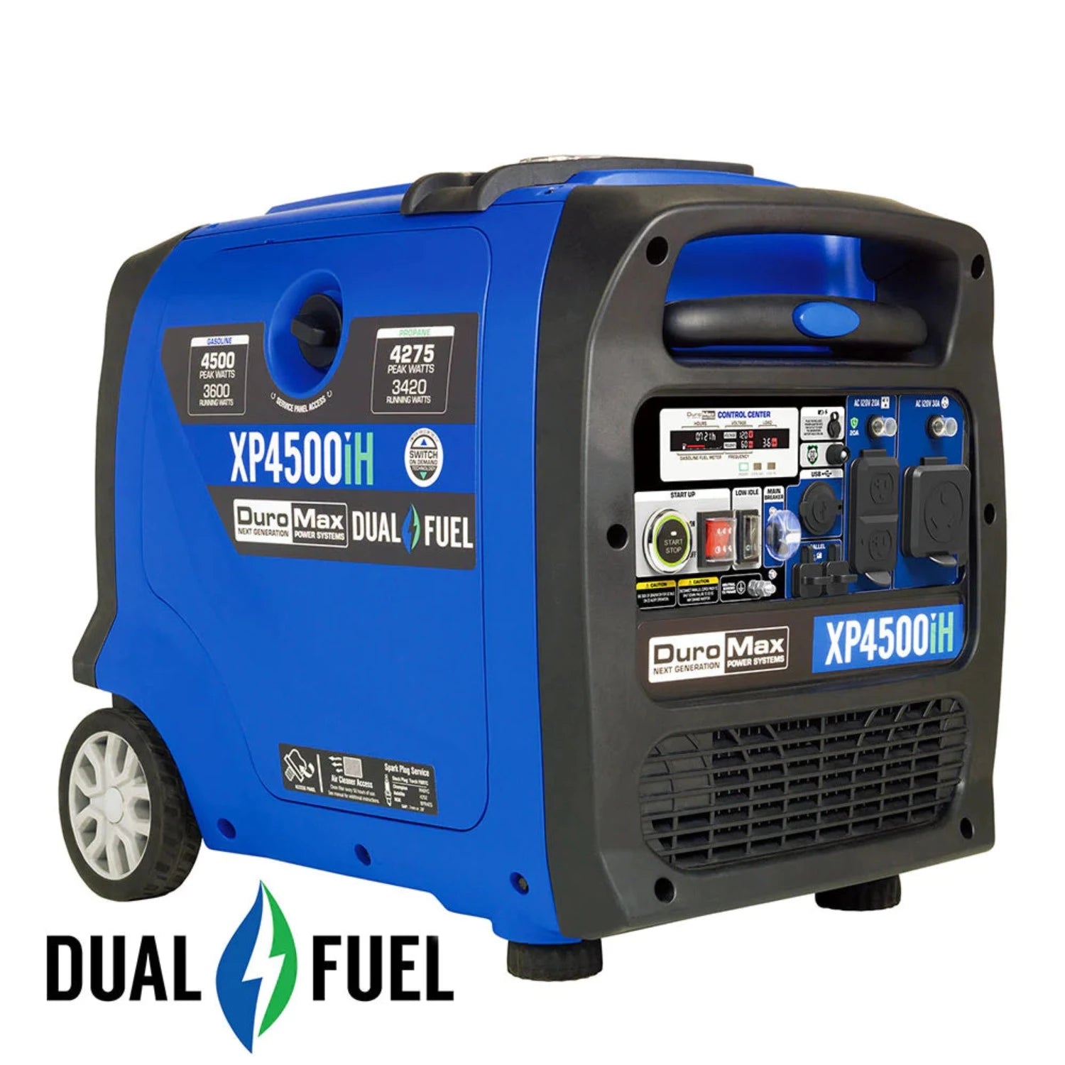 DuroMax XP4500iH Dual Fuel Portable Inverter Generator