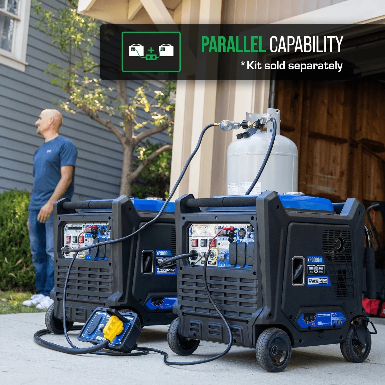 The DuroMax XP9000iH Generator Has Parallel Capability