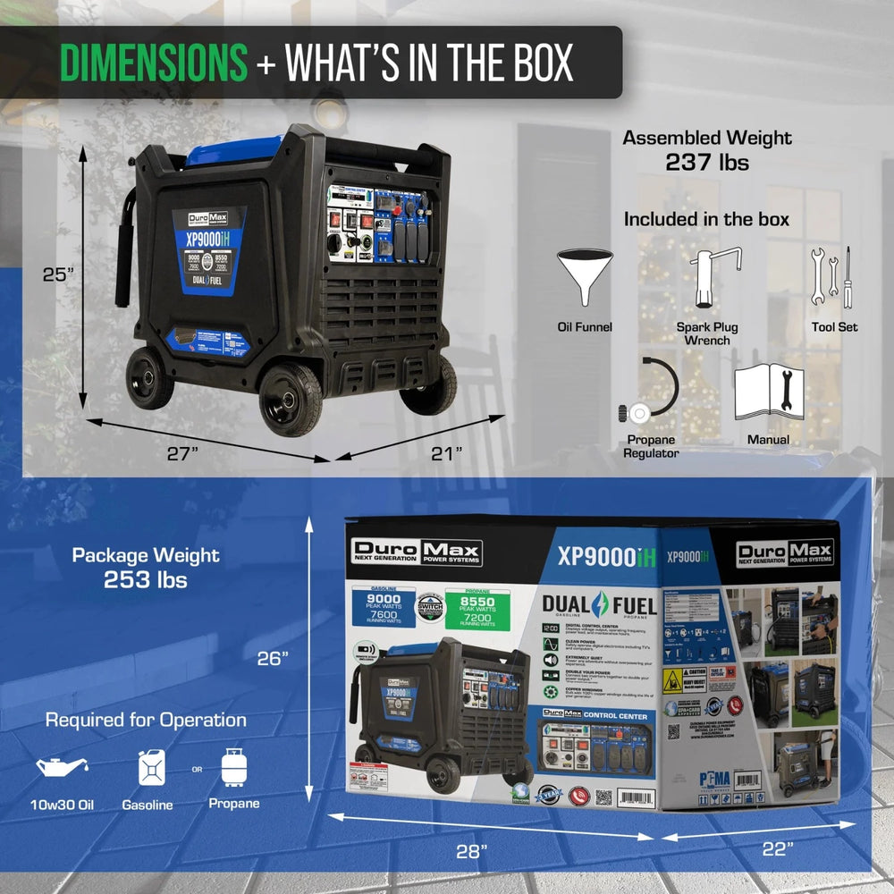 Dimensions + What's In The Box