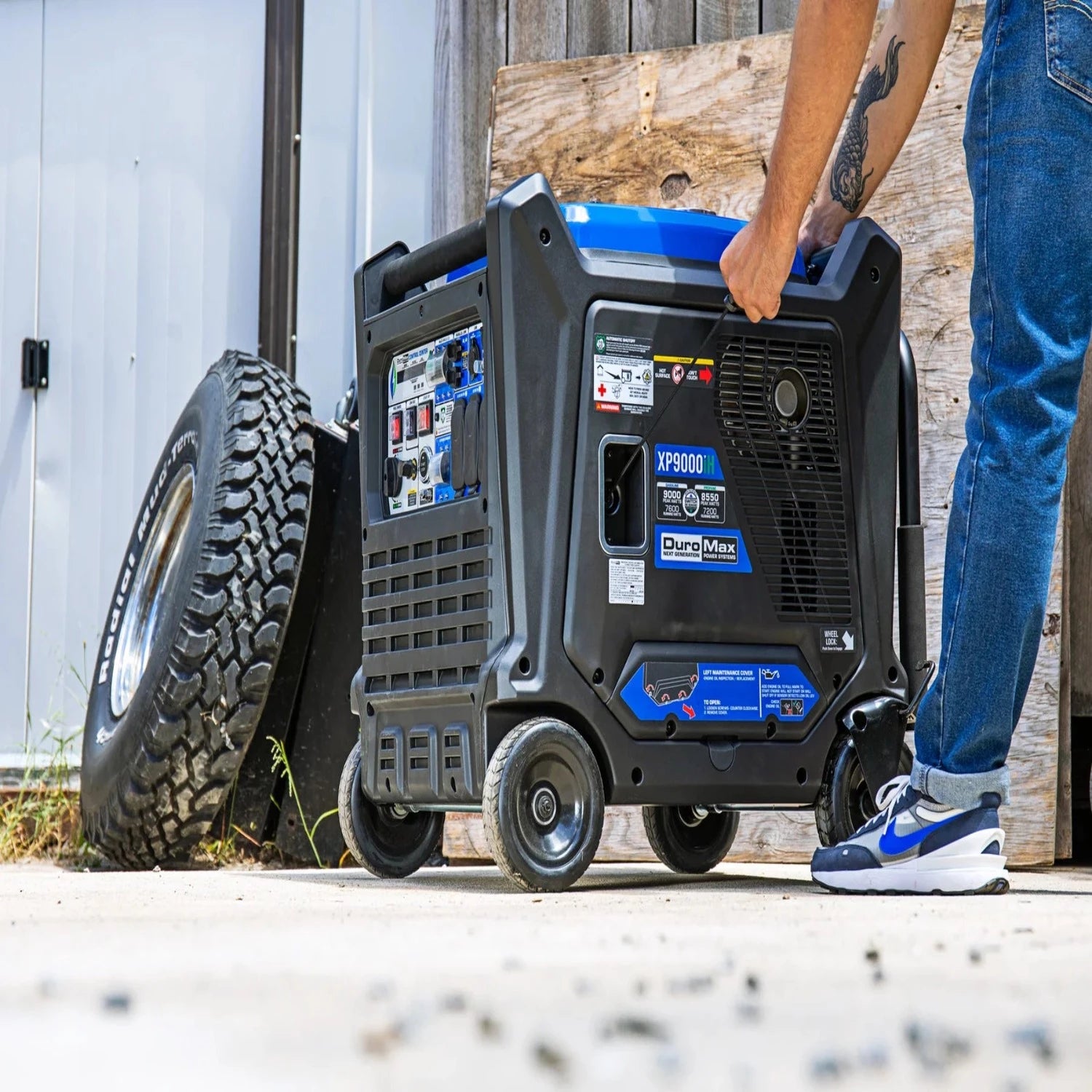 DuroMax XP9000iH Generator Outdoors