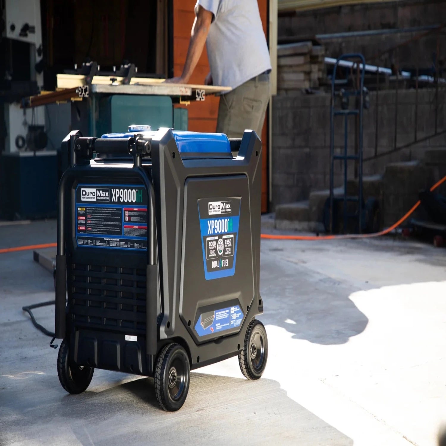 DuroMax XP9000iH Generator Charging Power Tools