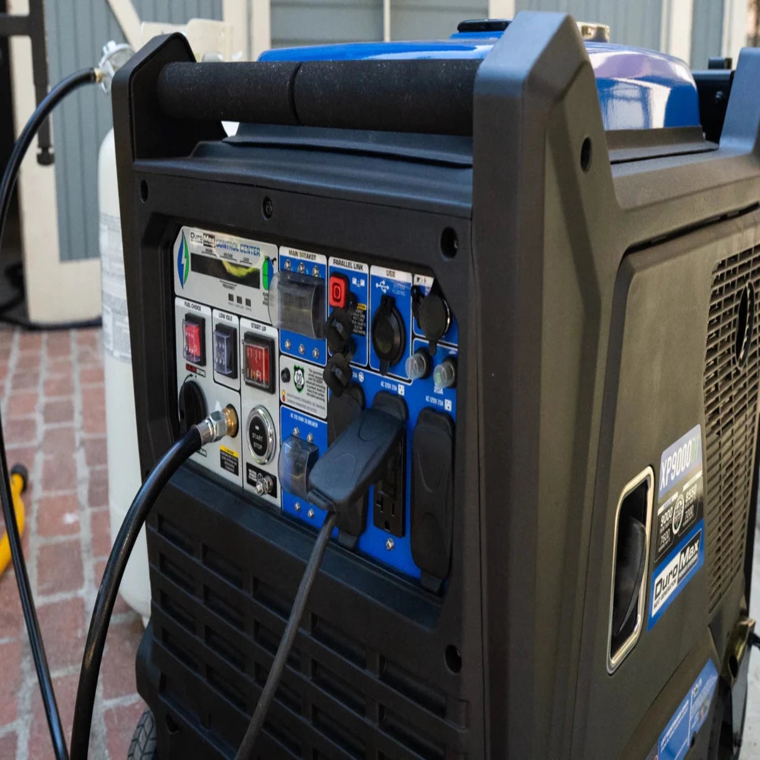 DuroMax XP9000iH Generator Power Panel