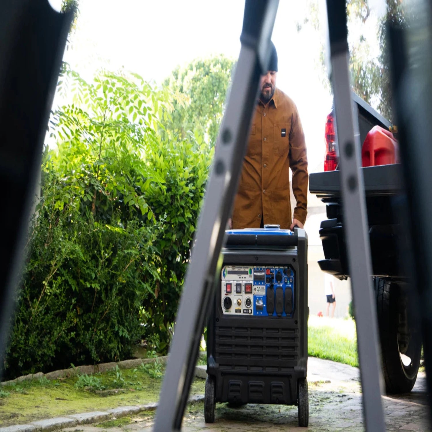 DuroMax XP9000iH Generator Outdoors