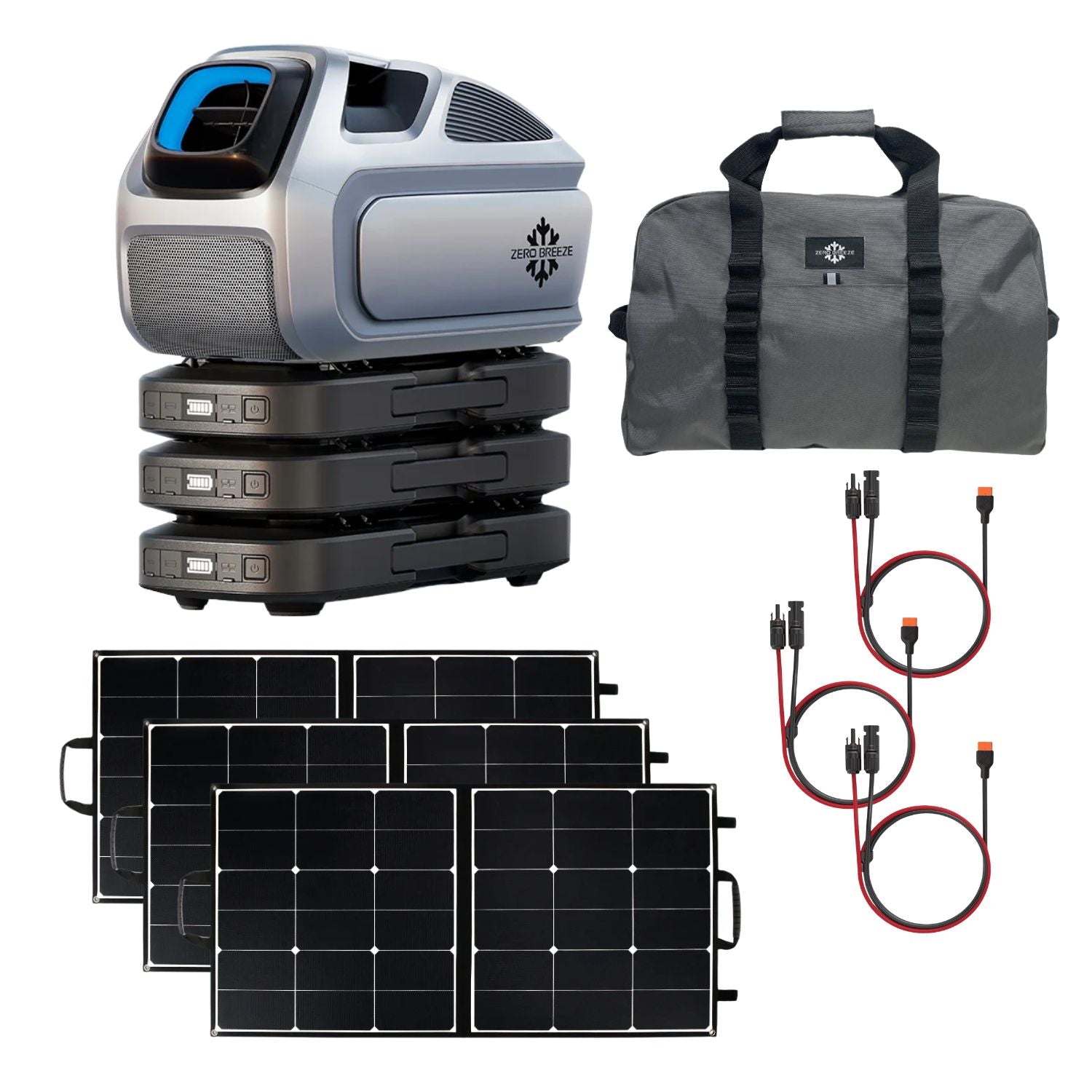ZERO_BREEZE_Mark_3_With_Three_Batteries_Three_100_Watt_Solar_Panels_And_Free_Carry_Bag