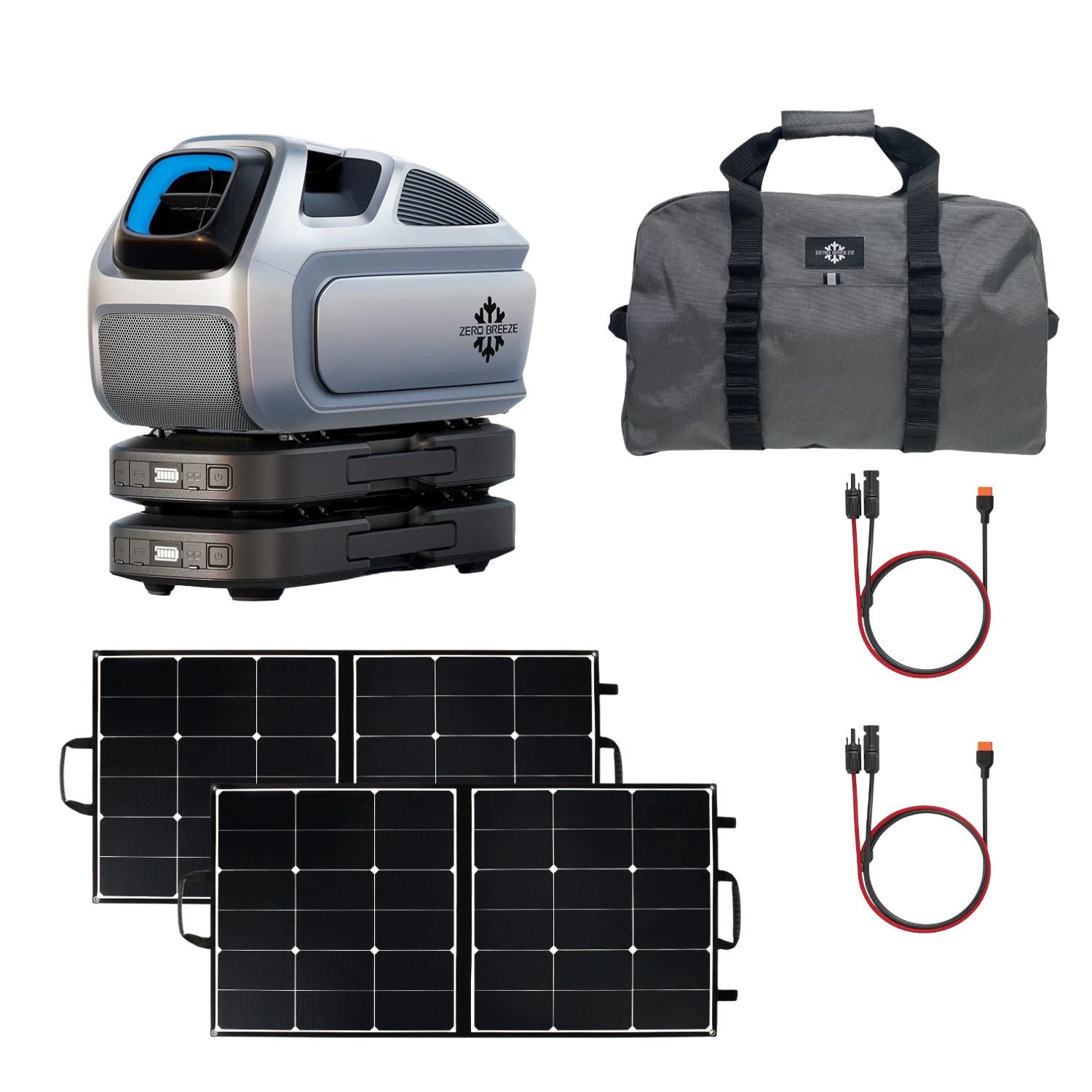 ZERO_BREEZE_Mark_3_With_Two_Batteries_Two_100_Watt_Solar_Panels_And_Free_Carry_Bag