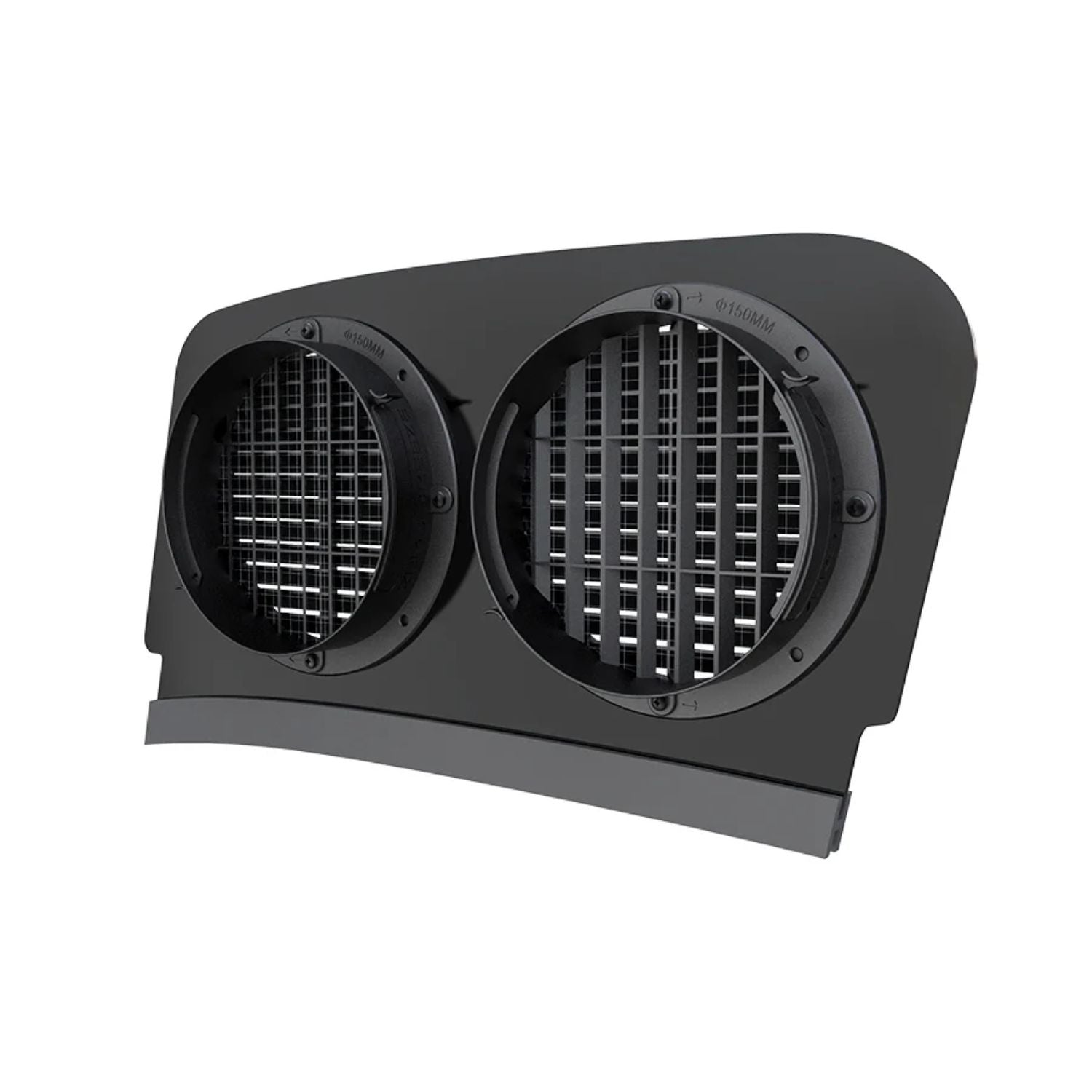 ZERO BREEZE Portable AC Window Venting Kit left View