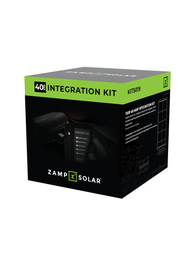 Zamp 40 Amp Cinder Controller and Wiring Integration Kit (up to 800 watts)