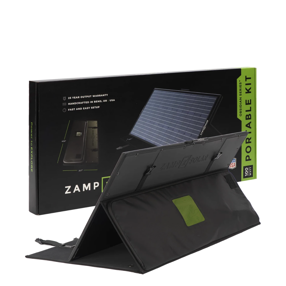 Zamp Solar Obsidian Portable Non Regulated 100 Watt