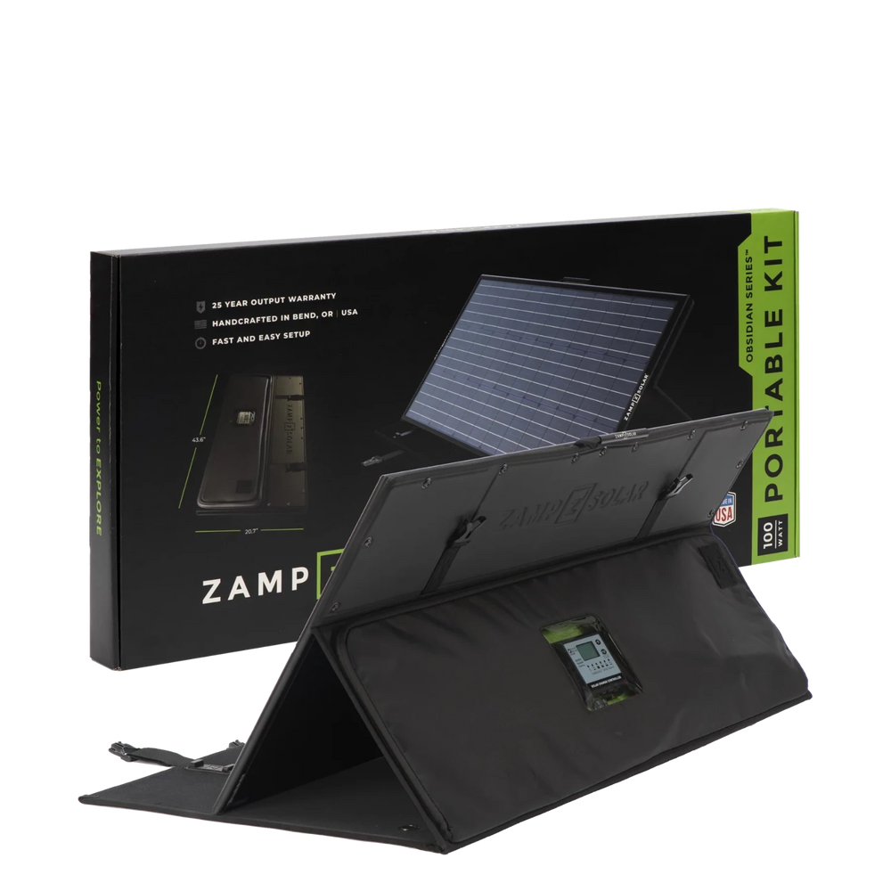 Zamp Solar Obsidian Portable Regulated 100 Watt